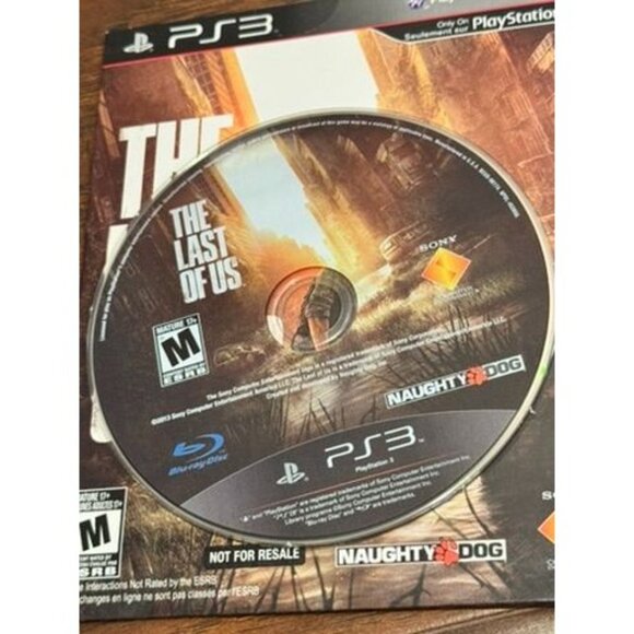 The Last Of Us PS3 Game Disc Naughty Dog Sony PlayStation 3 Walking Dead - Picture 3 of 4